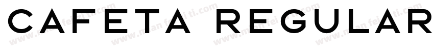 cafeta Regular字体转换